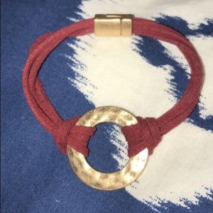Red and Gold Bracelet